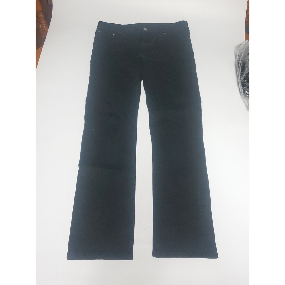 Lauren Ralph Lauren Jeans 6 Black Straight Leg Mid Rise Pants LRL Womens Read